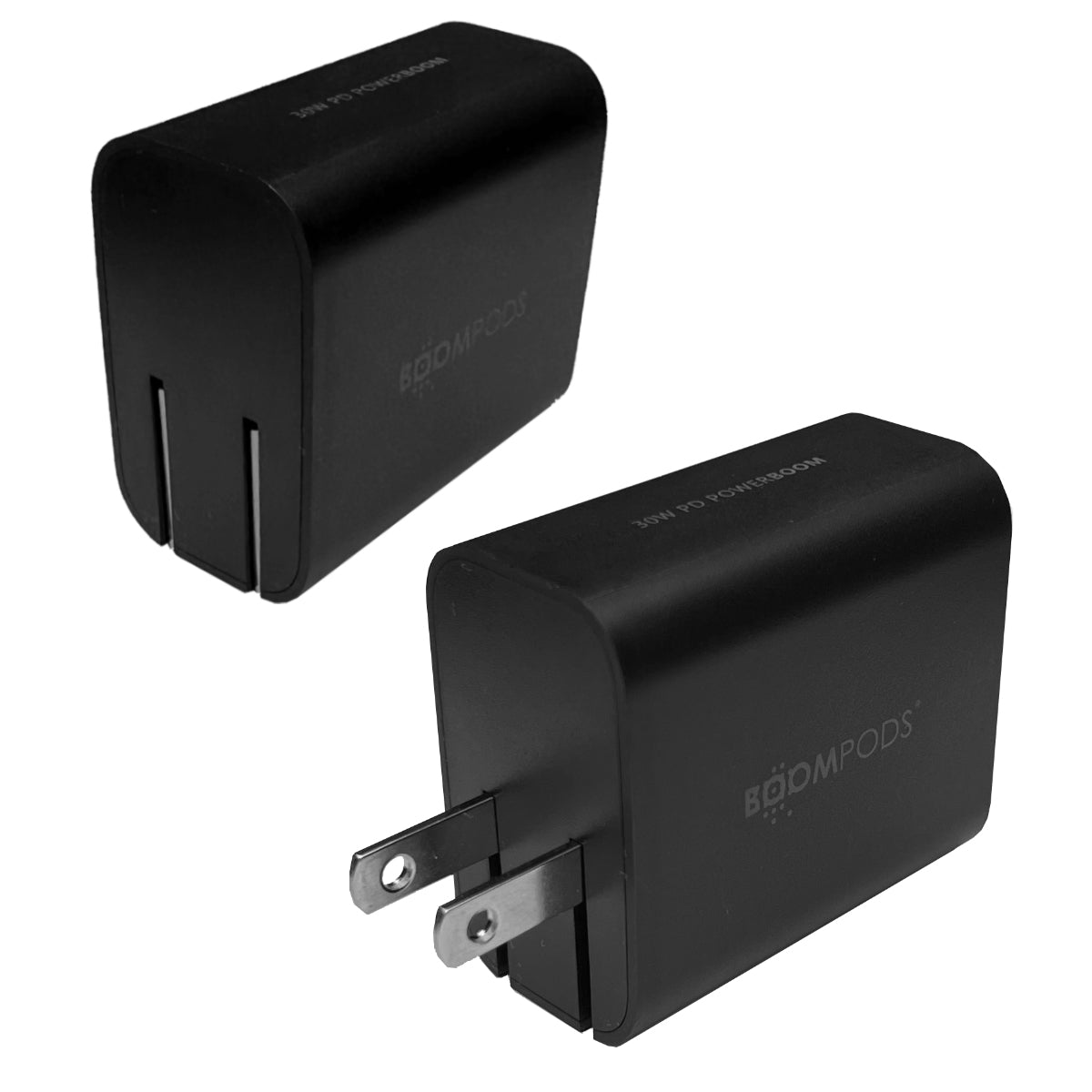 Powerboom 30W Super Fast Wall Charger PD Dual Port USB-C