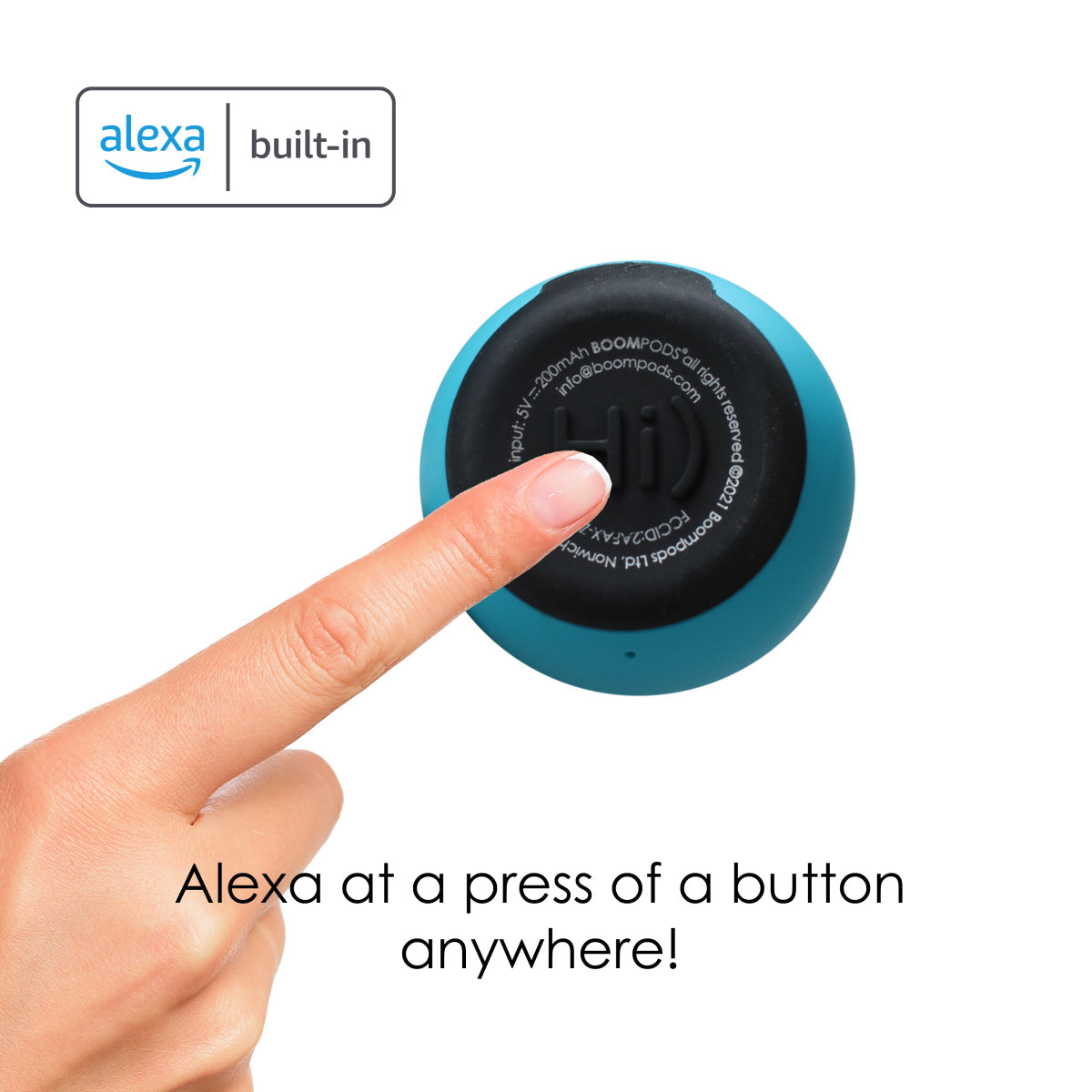 ZERO-TALK Mini Alexa Built-In Bluetooth Speaker