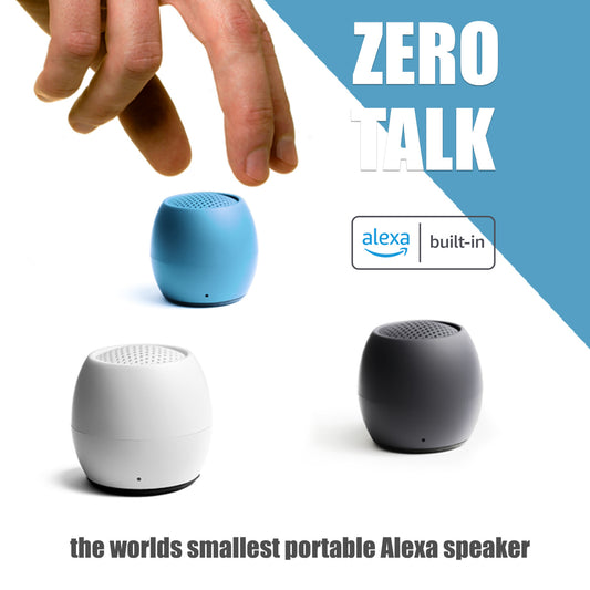 ZERO-TALK Mini Alexa Built-In Bluetooth Speaker